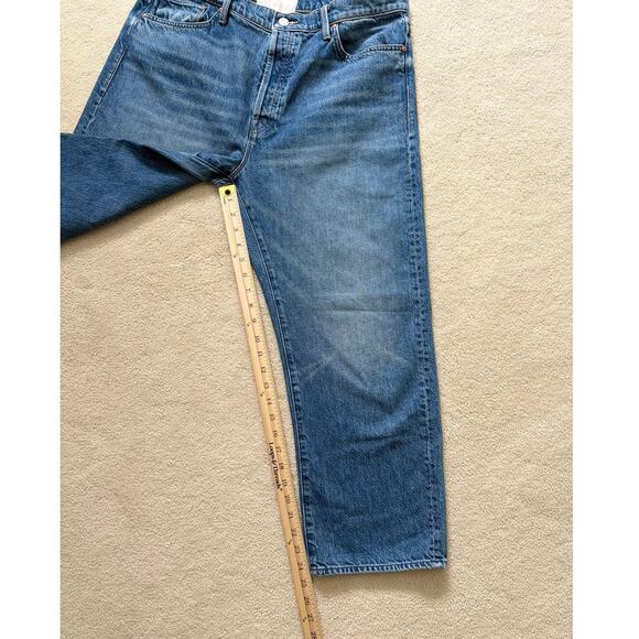 MOTHER The Ditcher Crop Hit The Ground Running Straight Leg Relaxed Fit Size 32 - Picture 6 of 8